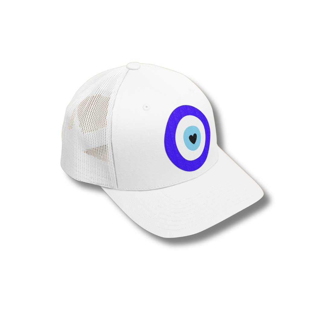 "Evil Eye Heart" Cap